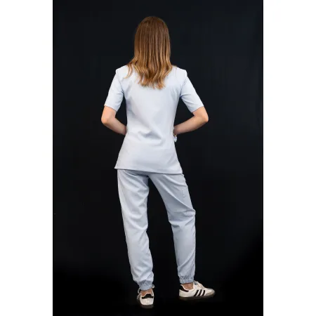 Spodnie medyczne SCRUBS MEDI TEDDY - LLEVANTI BABY BLUE